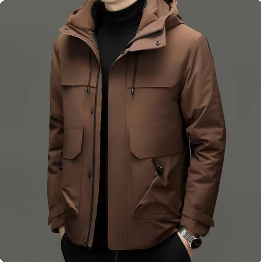 LUXO MODERN CASUAL DOWN COAT