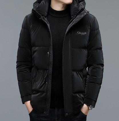 LUXO MEN'S HOODED DOWN COAT