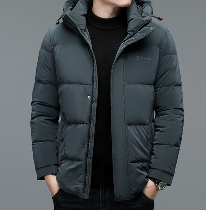 LUXO MEN'S HOODED DOWN COAT