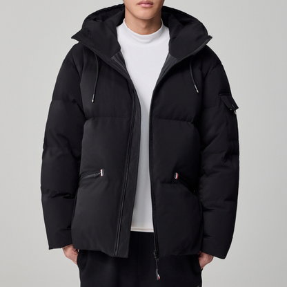 LUXO HIGH-END HOODED COAT