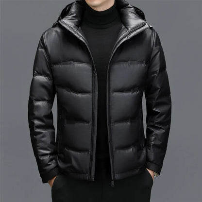 LUXO NEW WARM SHEEPSKIN DOWN COAT