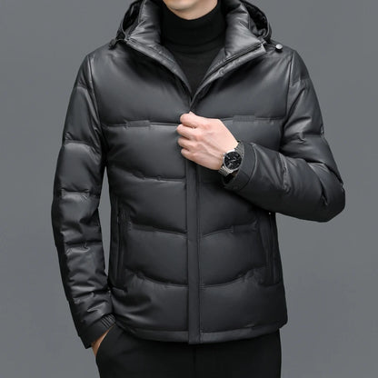 LUXO NEW WARM SHEEPSKIN DOWN COAT